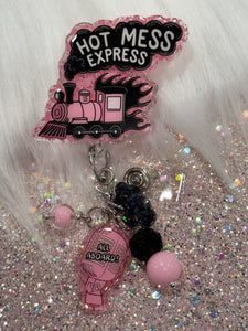 Hot Mess Express Retractable Badge Reel