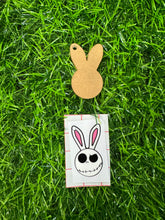 Load image into Gallery viewer, Limited Edition Exclusive Bunny Skeleton Shaker and Charm Acrylic Blank &amp; Decal Set
