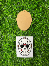 Load image into Gallery viewer, Horror Mask Keychain Acrylic Blank &amp; Decal Set
