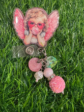 Load image into Gallery viewer, Victorian Angel Valentine’s Day Retractable Badge Reel
