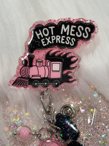 Hot Mess Express Retractable Badge Reel