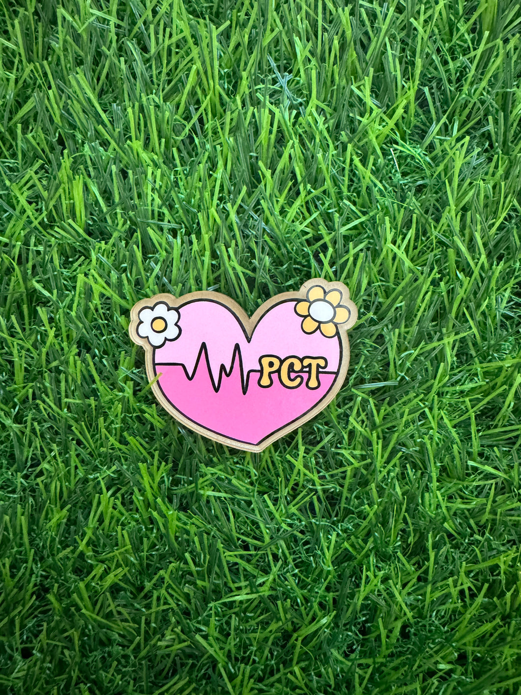 Medical Heart Acrylic Blank & Decal Set