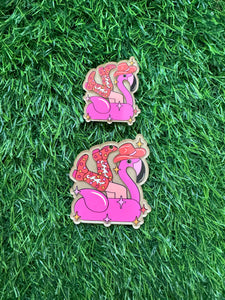 Cowgirl Flamingo Acrylic Blank & Decal Set Collection