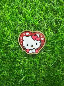 Valentines Cat Character Acrylic Blank & Decal Set