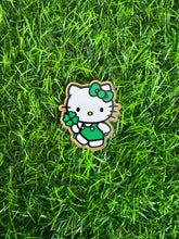 Load image into Gallery viewer, St Pattys Day Cat Character Acrylic Blank &amp; Decal Set
