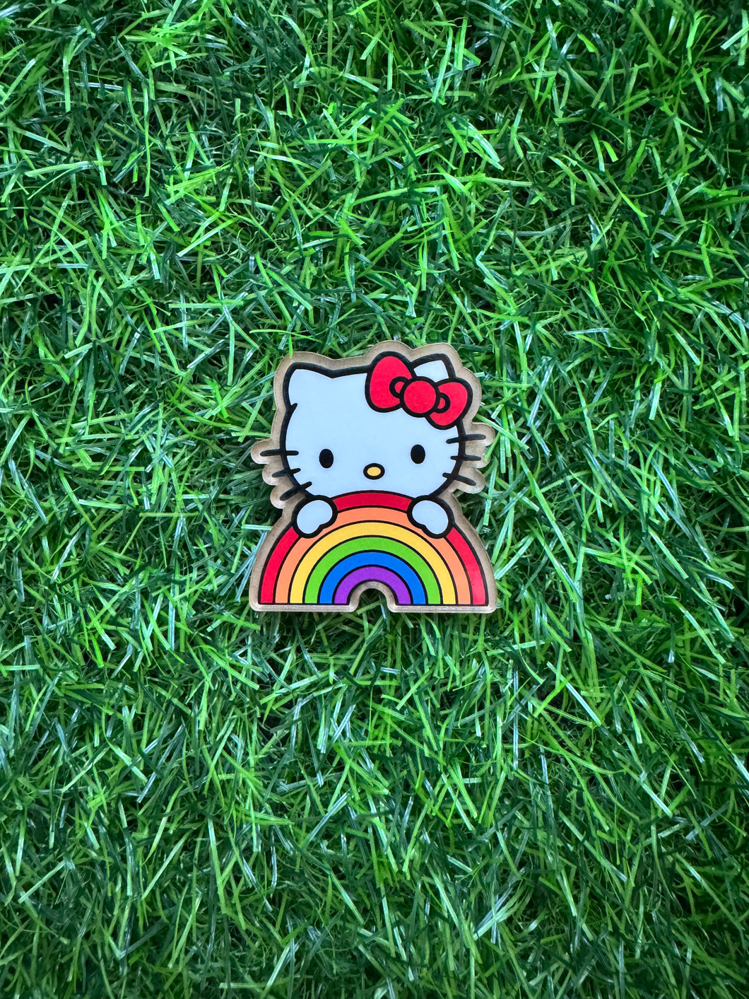Rainbow Cat Character Acrylic Blank & Decal Set