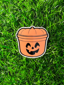 Halloween Bucket Acrylic Blank & Decal Set